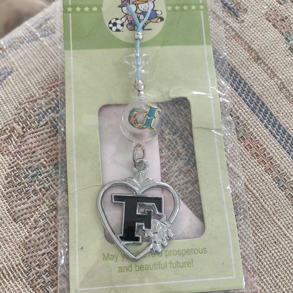 Letter f purse charm